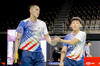 澳洲羽球賽  大黑馬陳子睿、林煜傑首闖男雙4強