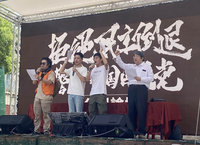 民團反國會濫權 重回立院外警告藍委勿輕忽民意