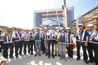 桃捷綠線北機廠行控中心上梁 拚年底列車抵台測試