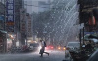 冷心低壓通過中南部下冰雹 9日午後雷陣雨減弱