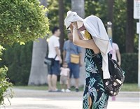台北台南10縣市亮高溫燈號 午後留意雷陣雨