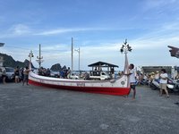 睽違10年歷時2年手造 蘭嶼舉辦大船下水儀式