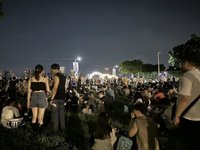 大稻埕首場煙火秀湧6.6萬人次 45分鐘解除交管