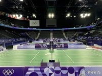 奧運羽球場大量紫色系法式美學 李洋直呼好漂亮