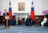 高哲夫向賴總統說內心話  台灣是福氣之地