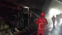 颱風夜火警 苗市園藝花房伴隨爆裂聲燒毀