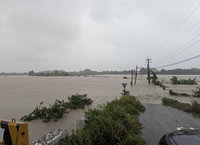 颱風凱米雨勢衝擊 台南後壁八掌溪潰堤急搶修