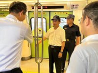 視察高捷岡山車站  林欽榮：拚2027年底通車至RK6