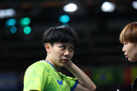 鄭怡靜奧運8強止步泛淚  教練讚展現不放棄精神