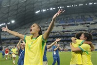 奧運女足巴西爆冷扳倒西班牙 挺進金牌戰