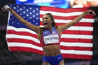 美國選手湯瑪絲哈佛畢業逐夢6年有成 奧運女子200公尺奪金