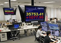 日銀副總裁表明市場不穩不升息 日股漲逾1100點