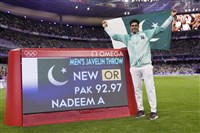 巴基斯坦田徑史首金 標槍選手納丁打破奧運紀錄