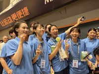 兩岸青年交流 奧運跳水金牌陳芋汐開場表歡迎