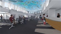 4離島航廈改造 2026年綠島機場可見海底世界壁畫