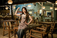 舒華與林柏宏加入艾嘉食堂 自備英文小抄盼有好表現