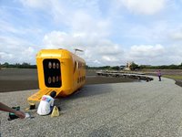 新竹賞蟹步道擺裝置藝術  民眾憂影響候鳥棲息