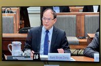 駐加代表曾厚仁赴加眾院聽證 籲集體威懾挺台制中