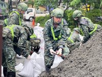 颱風山陀兒影響南台灣 四戰區累計1165兵力救援