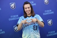 郭婞淳為悍將開球因雨泡湯 談看引退賽羨慕又激動