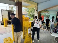 「牛仔很忙」音樂響起 高市4校學童開心喝鮮奶