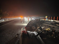 國3古坑段2車追撞 2男頭重創死亡、5輕傷