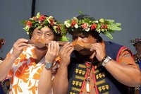 帛琉國務部長艾古斯屏東參訪 交流台帛原民文化