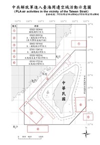 中共14日軍演 國軍偵獲153架次共機單日新高