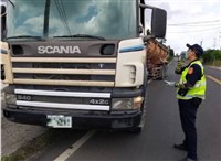 屏警抓大型車違規3天282件 行駛禁行路段樣態最多
