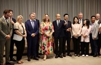 韓國瑜接見 荷蘭眾院訪團提日前通過挺台決議