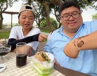 蔡易餘吃播宣傳水上仙草節 遇地震多吃幾口燒肉壓驚