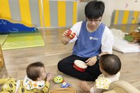 沙鹿托嬰中心首名男托育員 行動證明大男生也可勝任