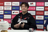 潘傑楷12強記者會強調胸前Taiwan 愛台灣表現獲讚