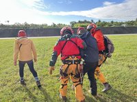 男山友登南二段心臟不適  黑鷹直升機出動救援