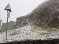 合歡山夜間可能結冰 台14甲翠峰至大禹嶺預警封閉