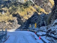 合歡山夜間可能結冰  台14甲線翠峰至大禹嶺封閉