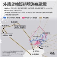 野柳海纜疑遭喀麥隆籍貨輪損壞 船東香港籍負責人否認