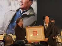 「魚夫」林奎佑告別式 賴總統頒發褒揚令