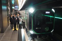 大阪關西世博4月開幕 地鐵夢洲站通車[影]