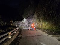 地震影響南橫利稻段坍方 預計下午3時搶通