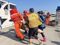 保育類弗氏海豚宜蘭擱淺 1死1野放