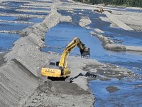 台東卑南溪水覆蓋修復9成 防制揚塵春節享受好空氣