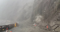 南橫栗園路段震後又坍 延後至下午3時搶通放行