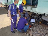 觀光列車「海風號」首見漸層色噴 台鐵打卡新亮點