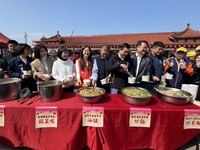 馬鳴山鎮安宮元宵遶境吃飯擔呷平安 月眉村民總動員