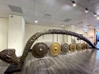 藝師吳宗霖巨型創作  新莊文藝中心鑼聲若響開展