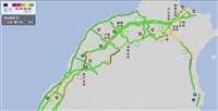 228連假收假日午後國道多處塞 車速40公里以下