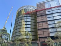 台中新光三越外牆危險物拆除  市府限期3月底完成