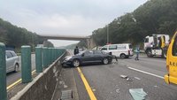 國3南下清水路段5車連環撞 2人受傷送醫