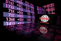 台積電彈升11元 台股終場漲150點